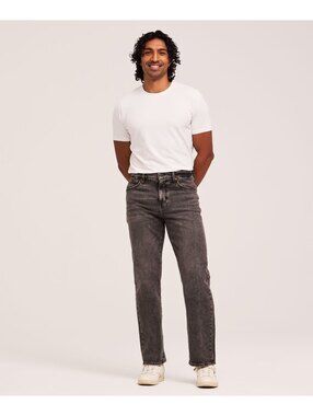 Denver Hayes Men’s Loose Straight Jeans – Black Wash – 36Wx34L – NWT